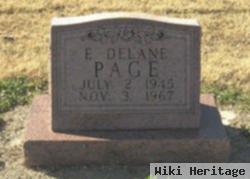 E. Delane Page