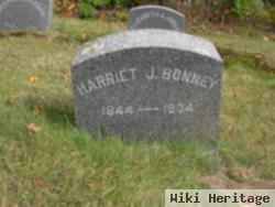 Harriet J Bonney