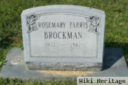 Rosemary Farris Brockman