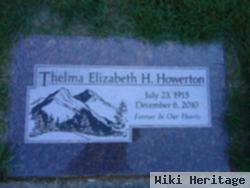 Thelma Elizabeth H Howerton