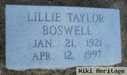 Lillie Maxine Taylor Boswell