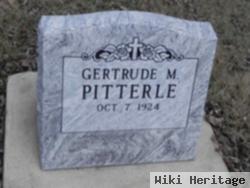 Gertrude M Pitterle