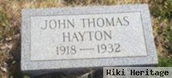John Thomas Hayton, Jr