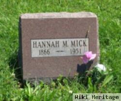 Hannah M Mick