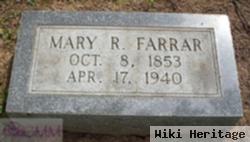 Mary R Farrar