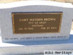 Gary Hayden Brown, Sr