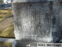 Mary E "winnie" Croxton