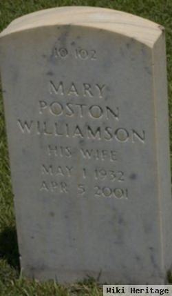 Mary Poston Williamson