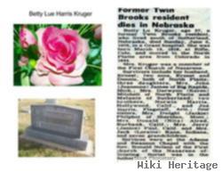 Betty Lu Harris Kruger