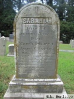 Sarah A Bitzer