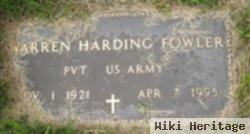 Warren Harding Fowler