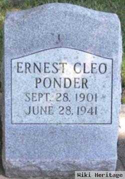 Ernest Cleo Ponder