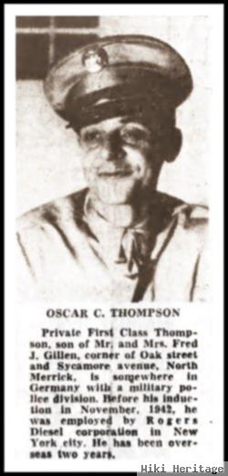 Oscar C Thompson