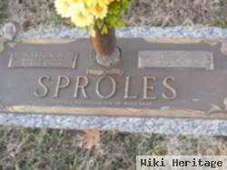 Marion H. Sproles