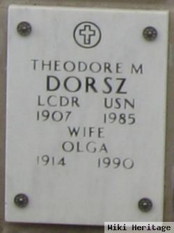 Lt Commander Theodore M Dorsz