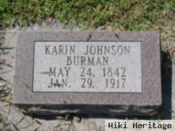 Karin "carrie" Johnson Burman