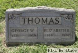 George W Thomas, Sr