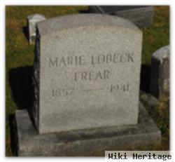 Marie A. Lobeck Frear