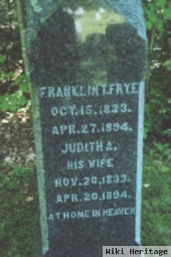 Pvt Franklin T. Frye