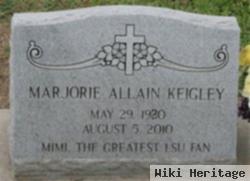 Marjorie "mimi" Allain Keigley