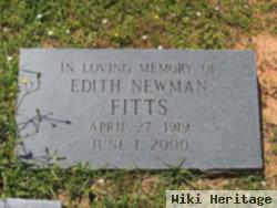 Edith Maxine Newman Fitts