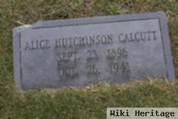 Alice Hutchinson Calcutt