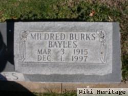 Mildred Burks Bayles