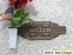 E. Denver Miller