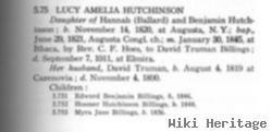 Lucy Amelia Hutchinson Billings