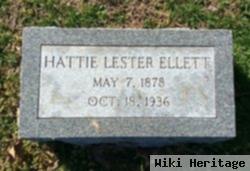 Hattie Lester Ellett