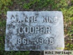 Martha Josephine "mattie" King Cooper