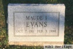 Maude I. Evans