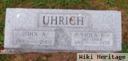 John A Uhrich, Sr