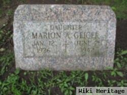 Marion A. Geiger