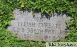 Elijah Evrette