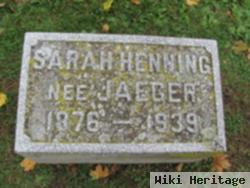 Sarah Rebecca Jaeger Henning