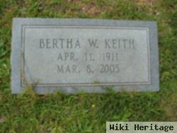 Bertha W Keith