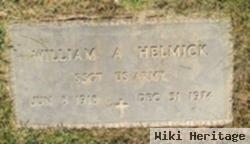 William A Helmick