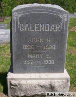 Mary Elizabeth Boyd Calendar