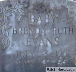 Baby Brenda Ruth Evans