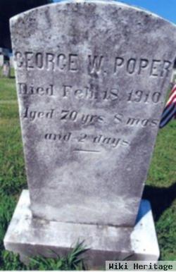 George W Poper