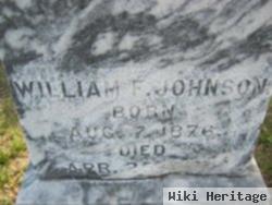 William F Johnson