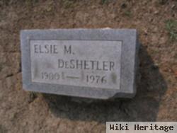 Elsie M Deshetler