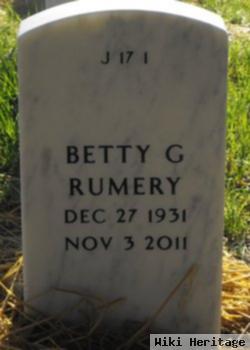 Betty Gene Tolman Rumery