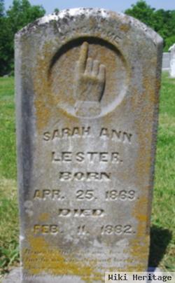 Sarah Ann Lester