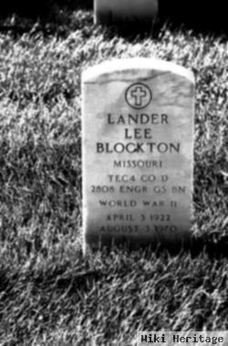 Lander Lee Blockton