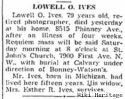 Lowell O. Ives