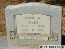 Henry W Giles