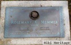 Rosemary K Davis Memmer