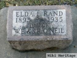 Mrs Elda L. O'neil Rand